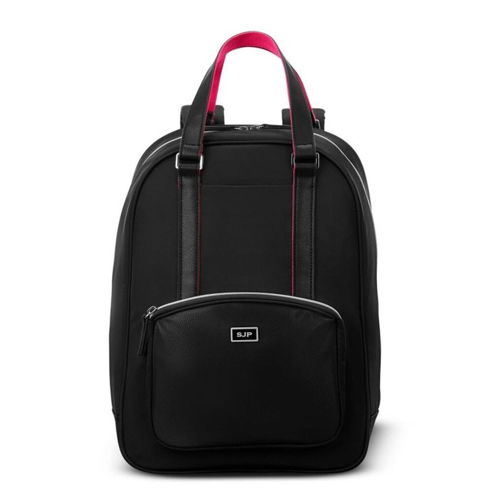 Black & Pink Two-Tone Women's Backpack